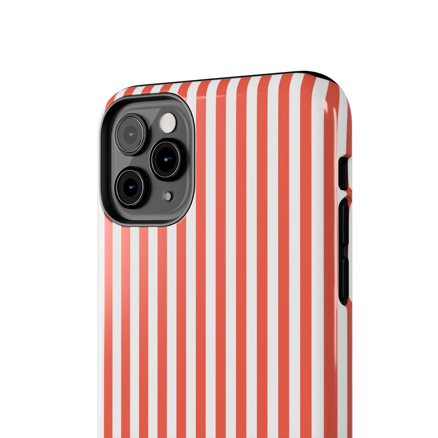 Red Stripes Phone Case - USA, Cute, Trendy, Durable, Hand-Designed Phone Cases