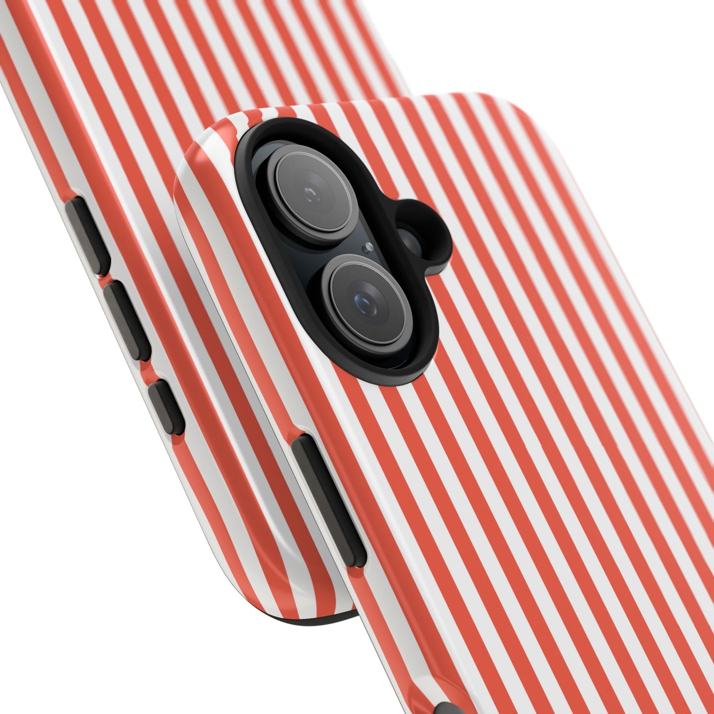 Red Stripes Phone Case - USA, Cute, Trendy, Durable, Hand-Designed Phone Cases