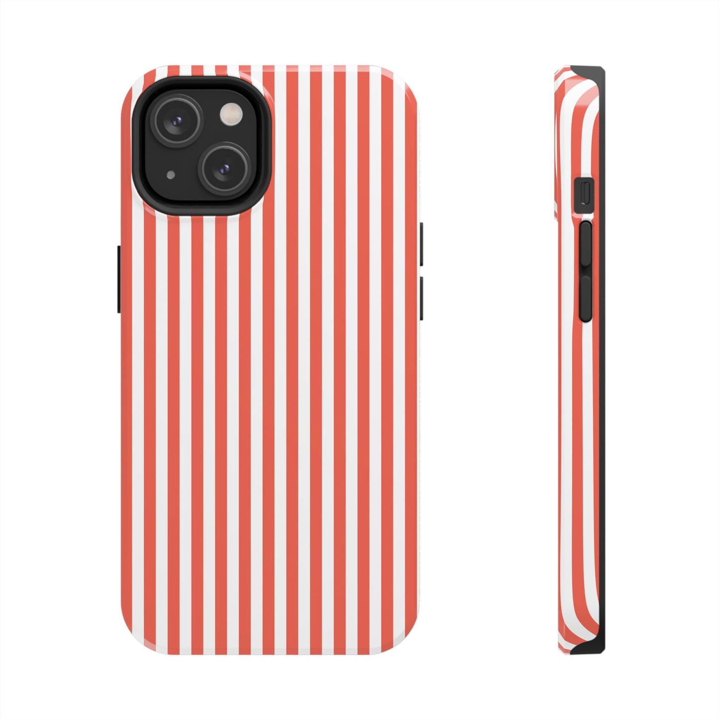 Red Stripes Phone Case - USA, Cute, Trendy, Durable, Hand-Designed Phone Cases