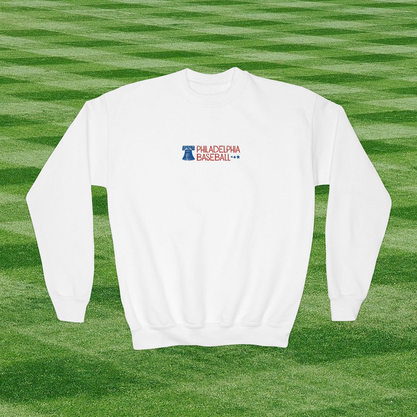 Kids Philadelphia Phillies Baseball Crewneck Sweatshirt - For Young Fans