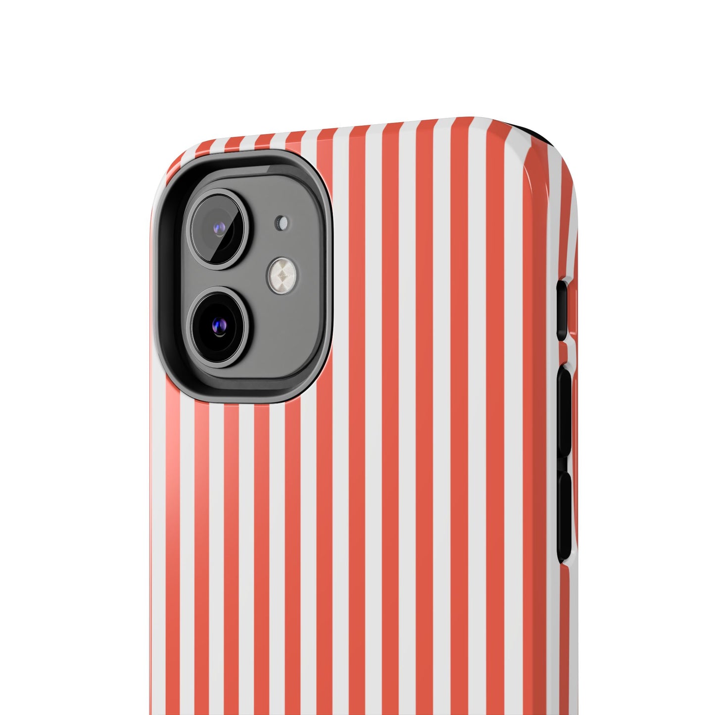 Red Stripes Phone Case - USA, Cute, Trendy, Durable, Hand-Designed Phone Cases
