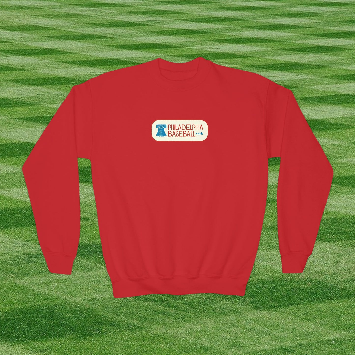 Kids Philadelphia Phillies Baseball Crewneck Sweatshirt - For Young Fans