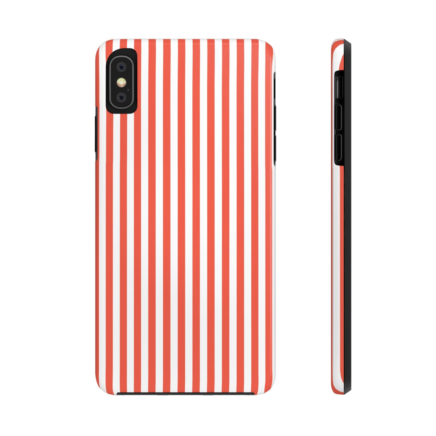 Red Stripes Phone Case - USA, Cute, Trendy, Durable, Hand-Designed Phone Cases
