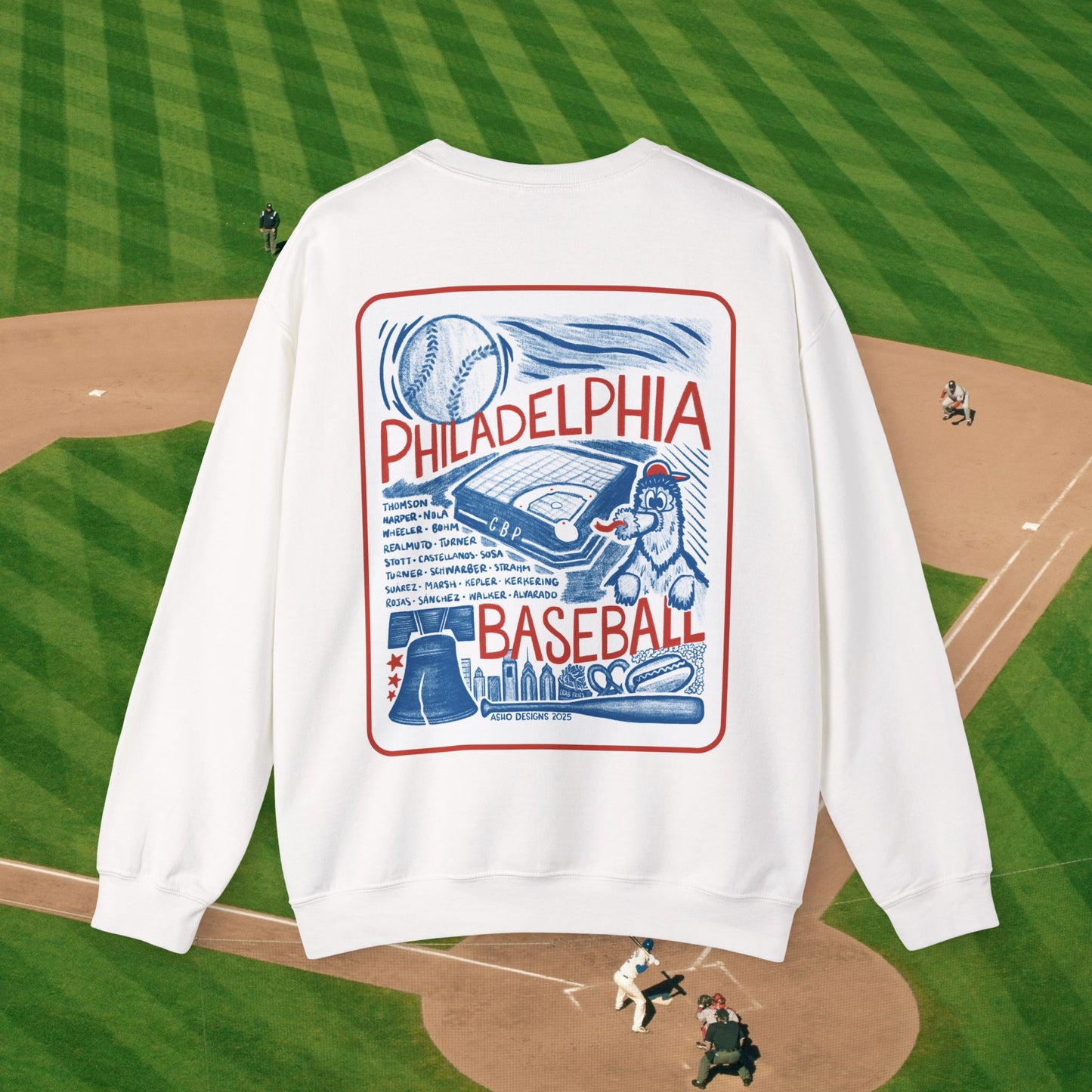 Philadelphia Baseball Unisex Crewneck Sweatshirt