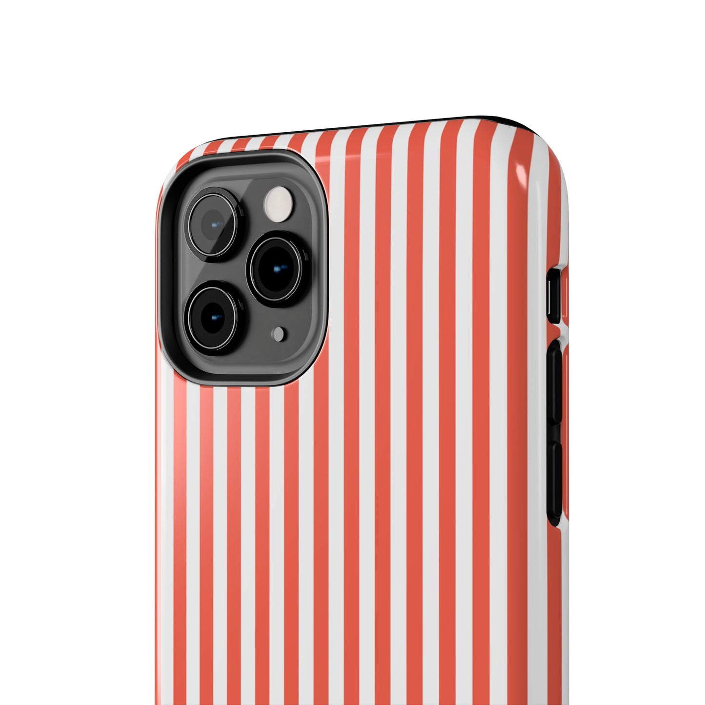 Red Stripes Phone Case - USA, Cute, Trendy, Durable, Hand-Designed Phone Cases