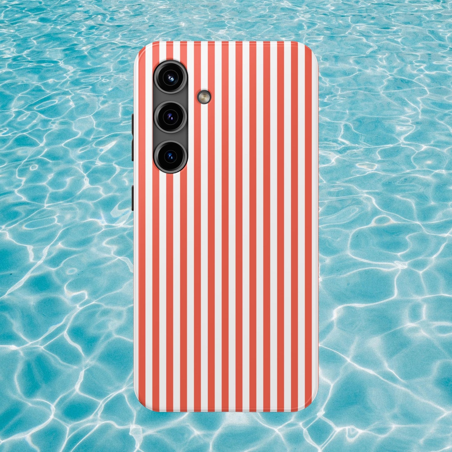 Red Stripes Phone Case - USA, Cute, Trendy, Durable, Hand-Designed Phone Cases