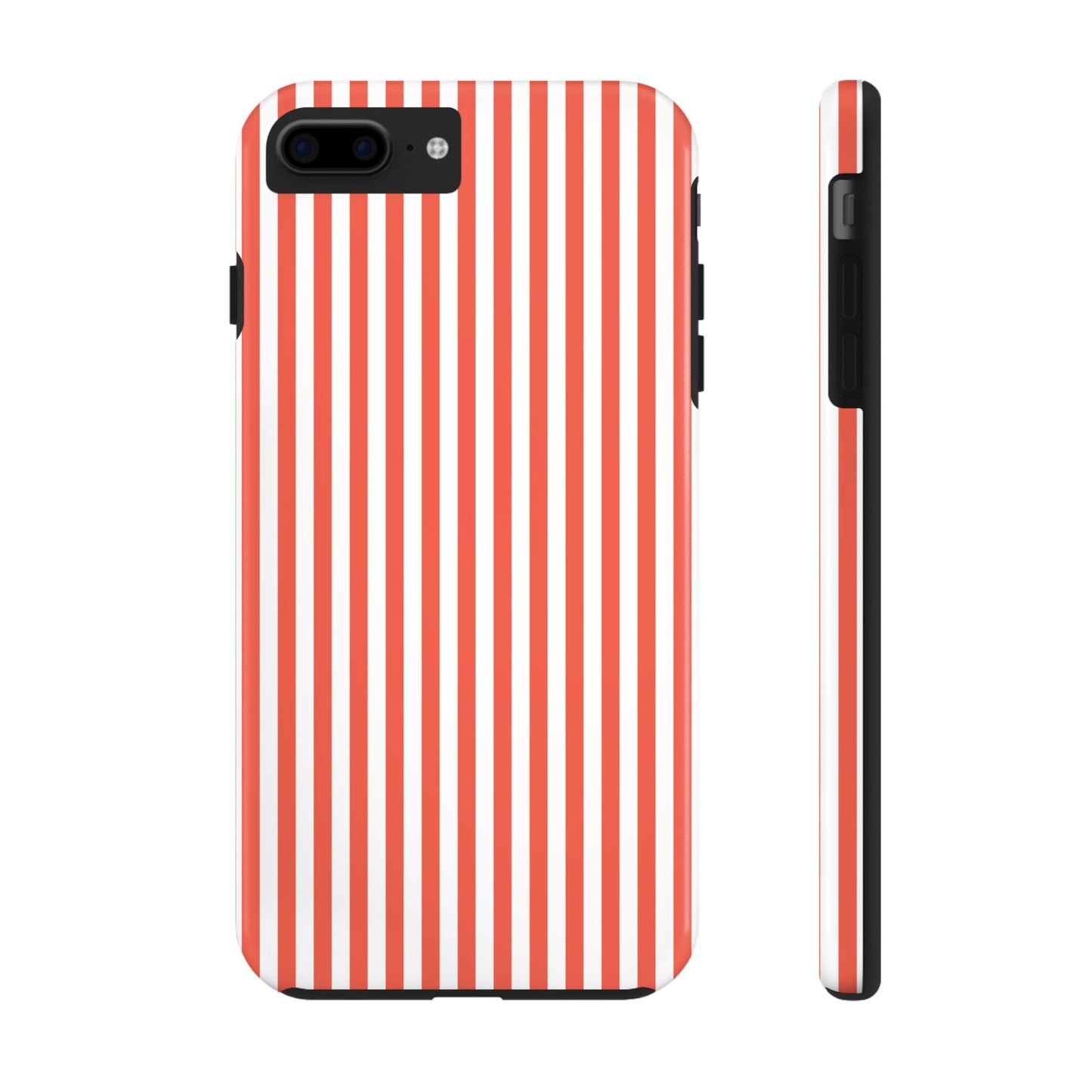 Red Stripes Phone Case - USA, Cute, Trendy, Durable, Hand-Designed Phone Cases