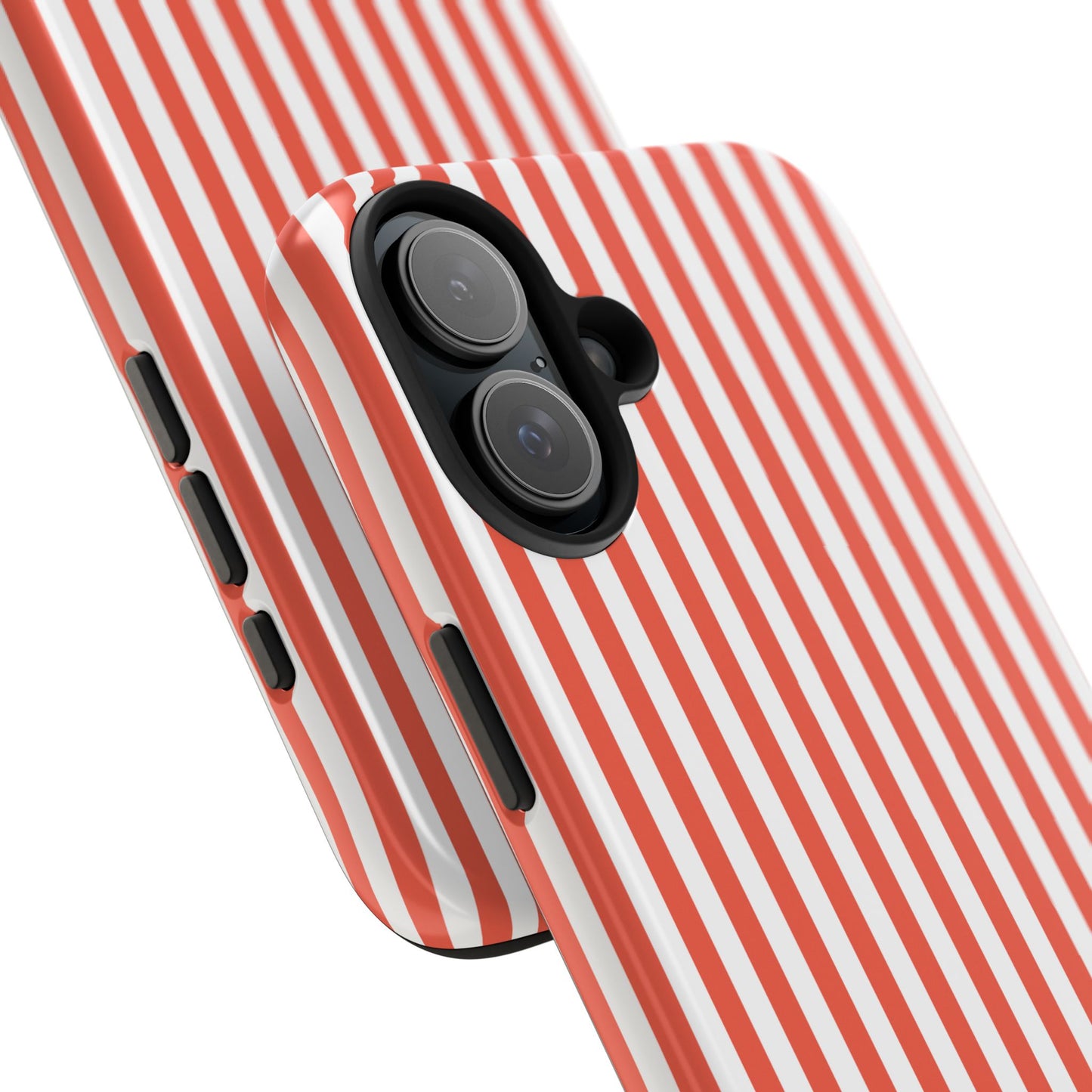 Red Stripes Phone Case - USA, Cute, Trendy, Durable, Hand-Designed Phone Cases