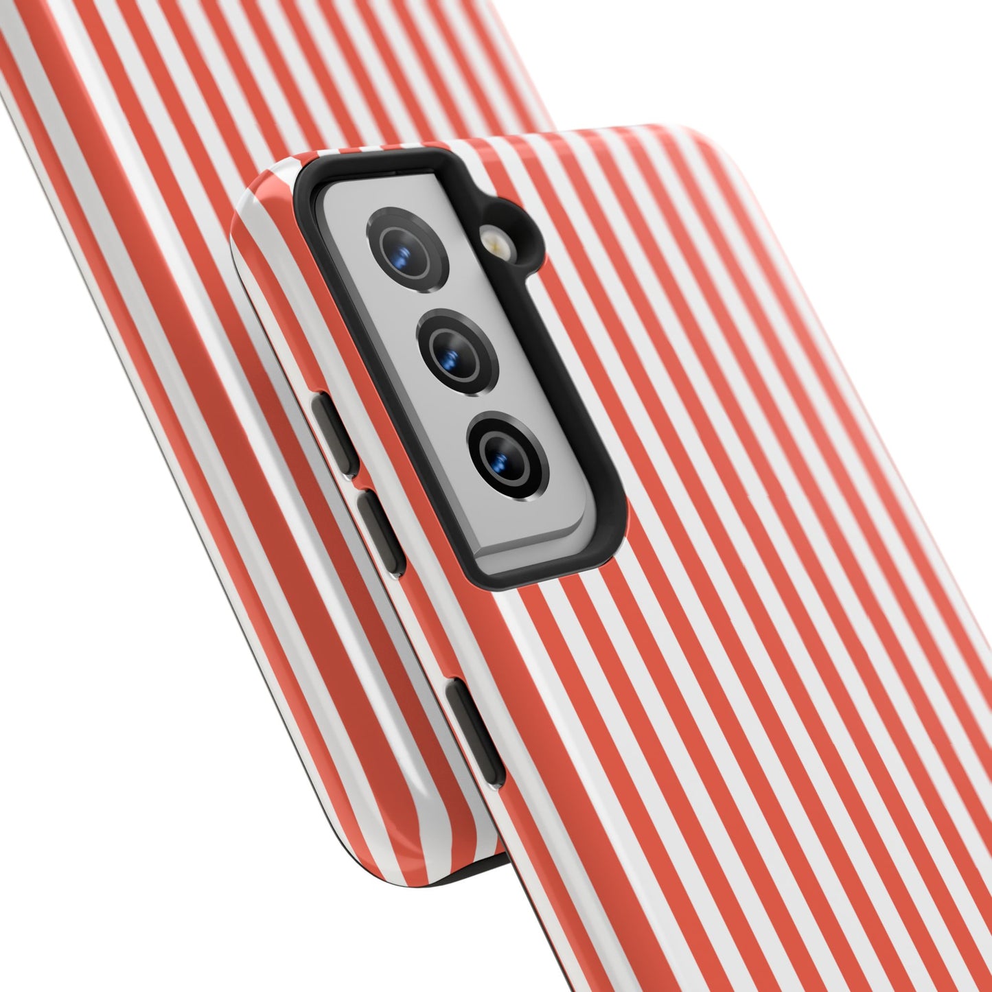 Red Stripes Phone Case - USA, Cute, Trendy, Durable, Hand-Designed Phone Cases
