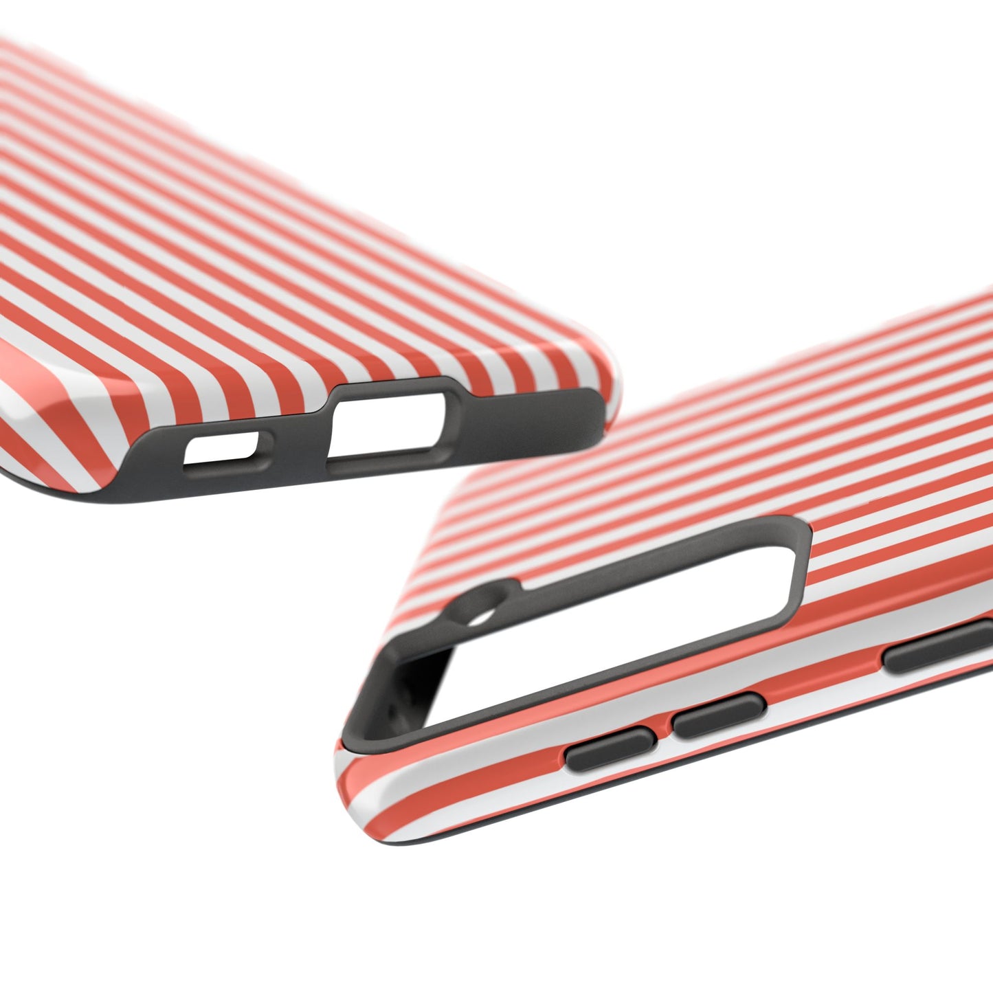 Red Stripes Phone Case - USA, Cute, Trendy, Durable, Hand-Designed Phone Cases