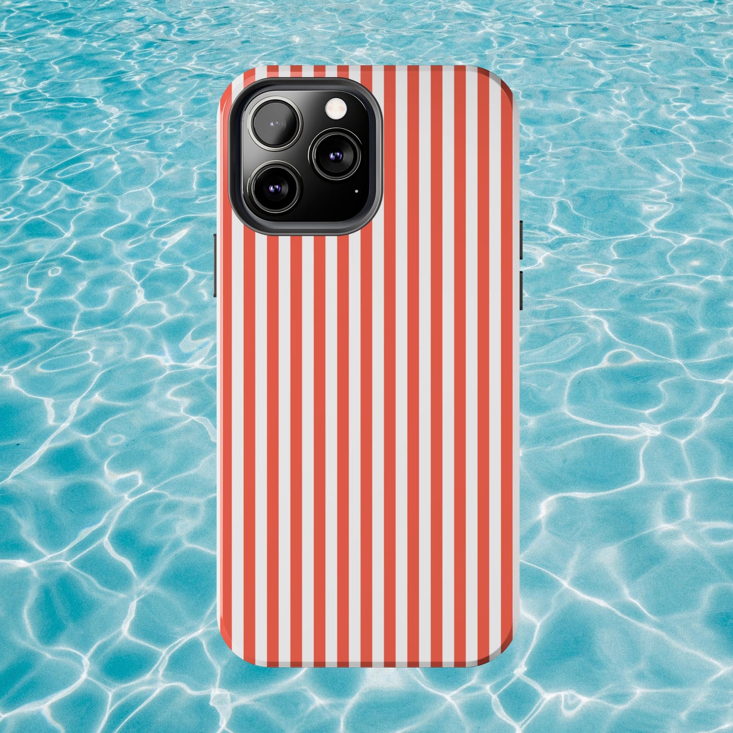 Red Stripes Phone Case - USA, Cute, Trendy, Durable, Hand-Designed Phone Cases