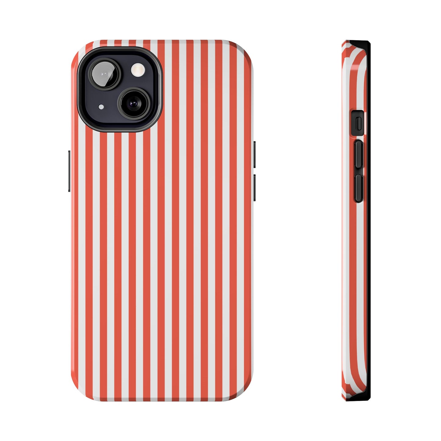 Red Stripes Phone Case - USA, Cute, Trendy, Durable, Hand-Designed Phone Cases