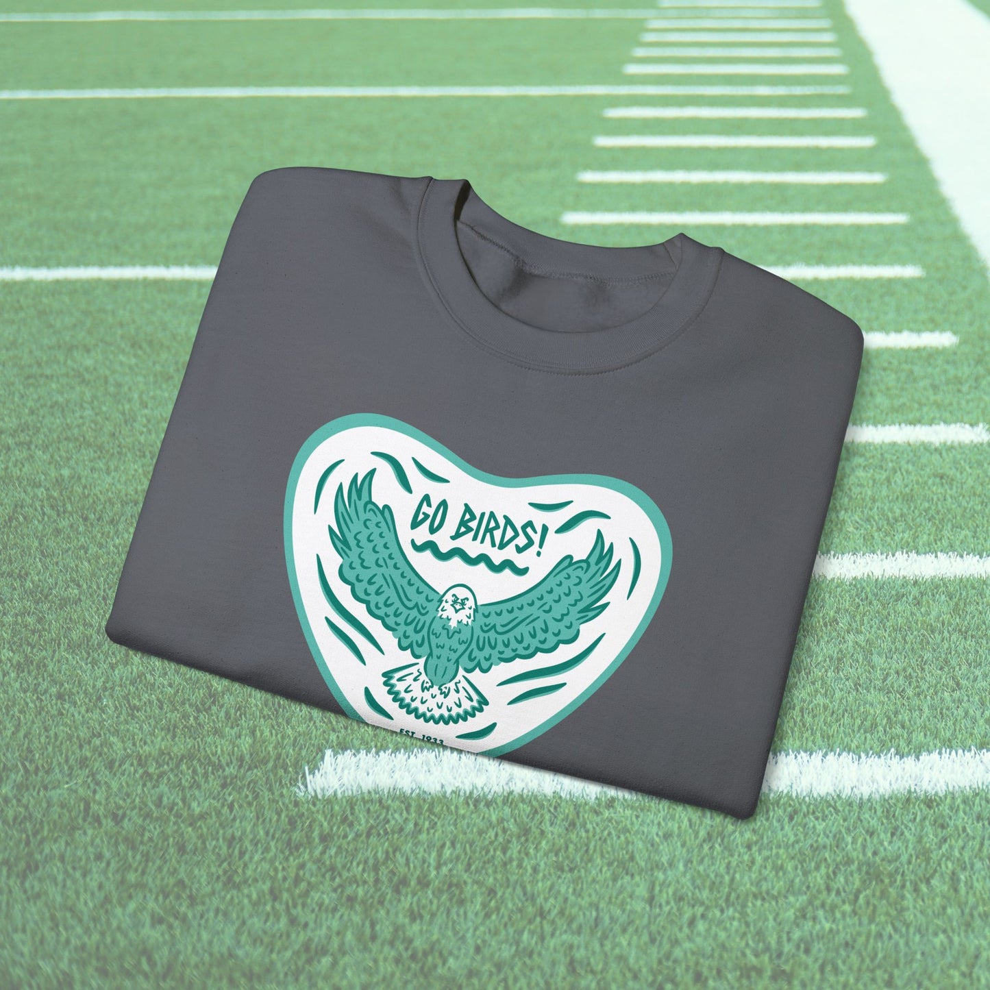 Go Birds Midnight Green Unisex Crewneck Sweatshirt