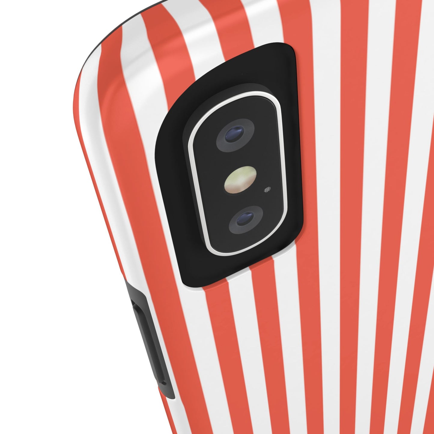 Red Stripes Phone Case - USA, Cute, Trendy, Durable, Hand-Designed Phone Cases