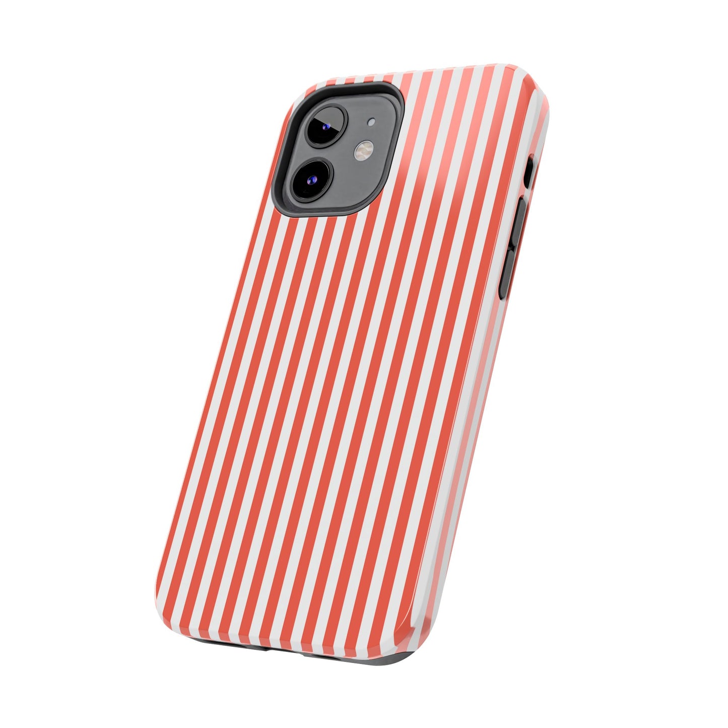 Red Stripes Phone Case - USA, Cute, Trendy, Durable, Hand-Designed Phone Cases