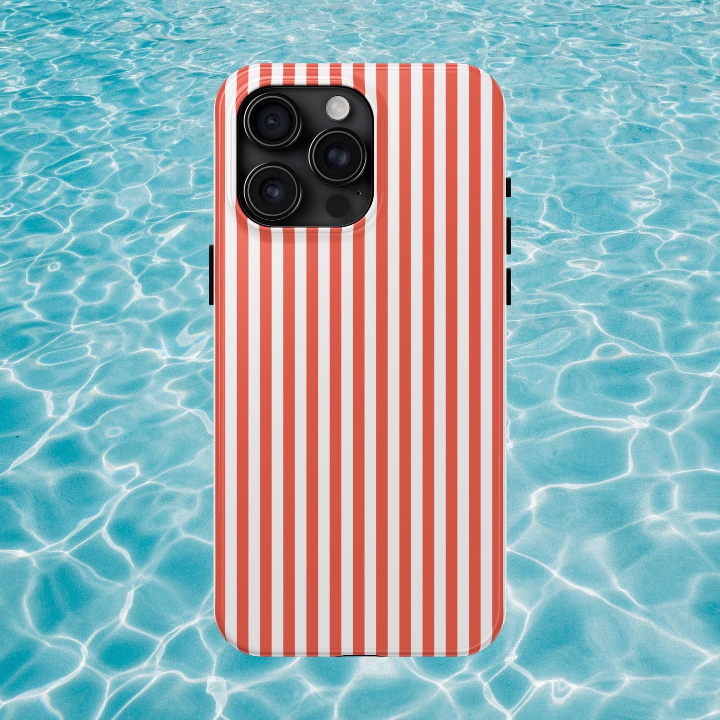 Red Stripes Phone Case - USA, Cute, Trendy, Durable, Hand-Designed Phone Cases