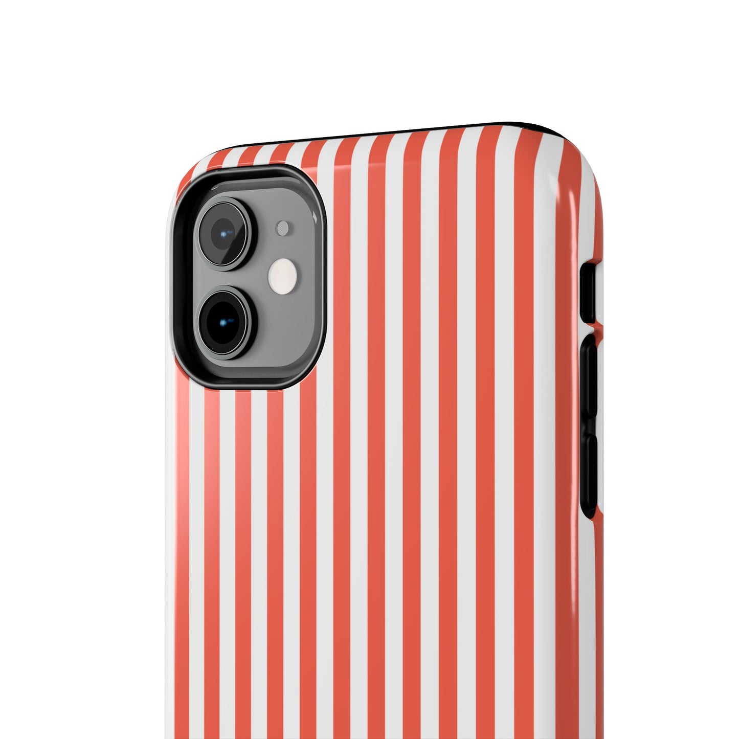 Red Stripes Phone Case - USA, Cute, Trendy, Durable, Hand-Designed Phone Cases