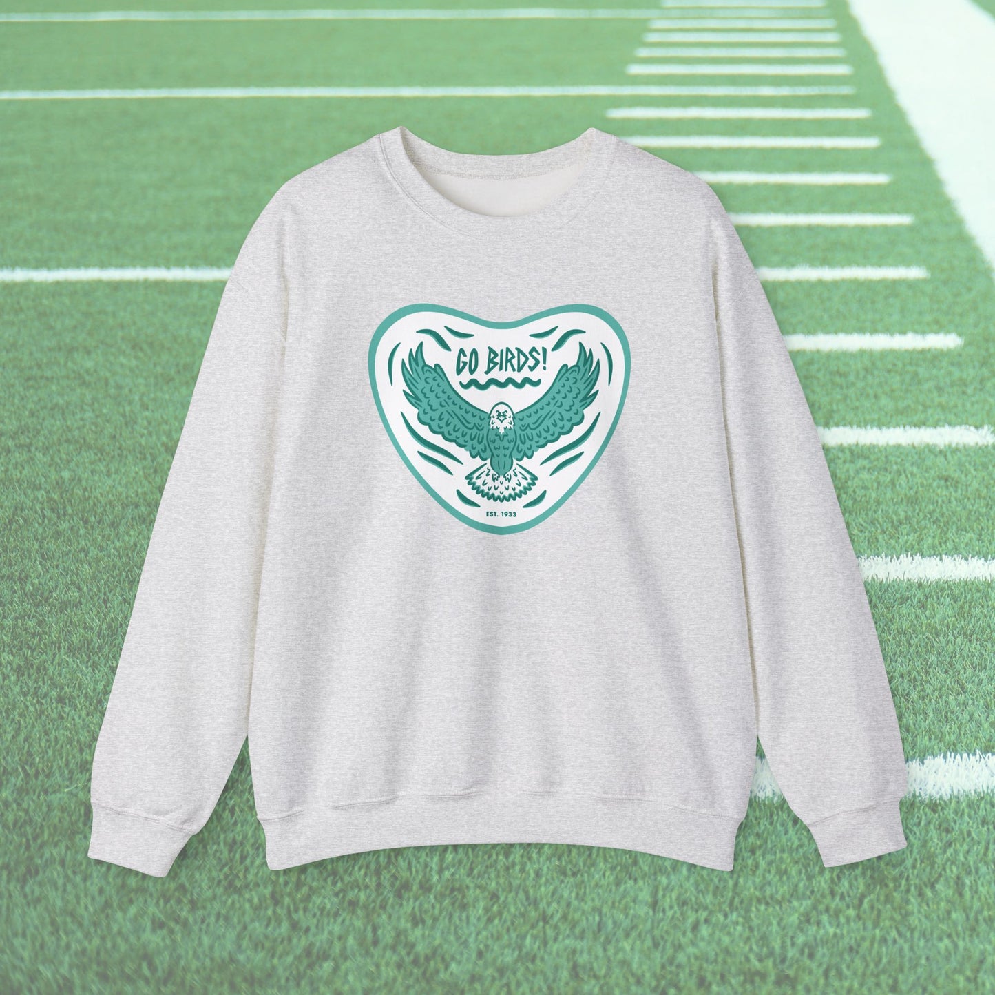 Go Birds Midnight Green Unisex Crewneck Sweatshirt