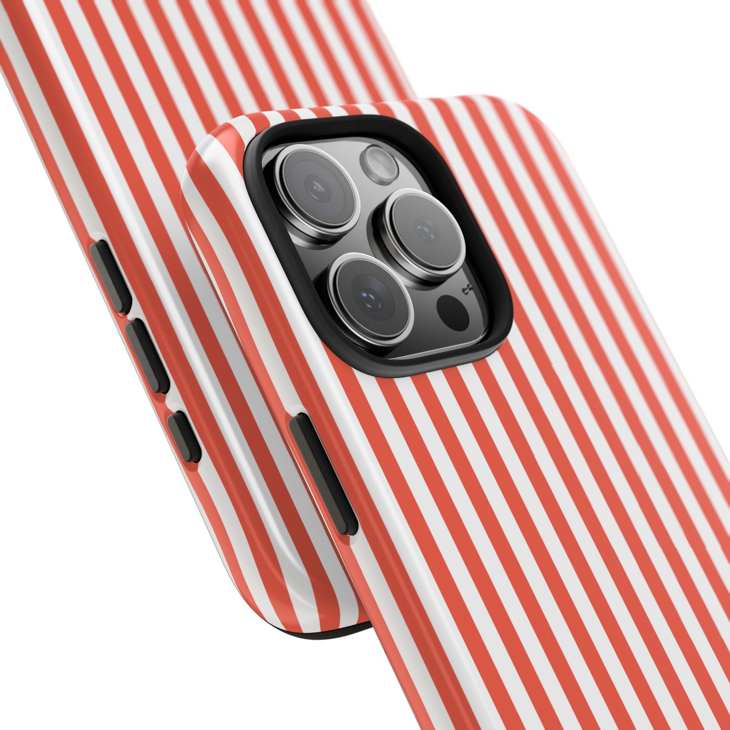 Red Stripes Phone Case - USA, Cute, Trendy, Durable, Hand-Designed Phone Cases