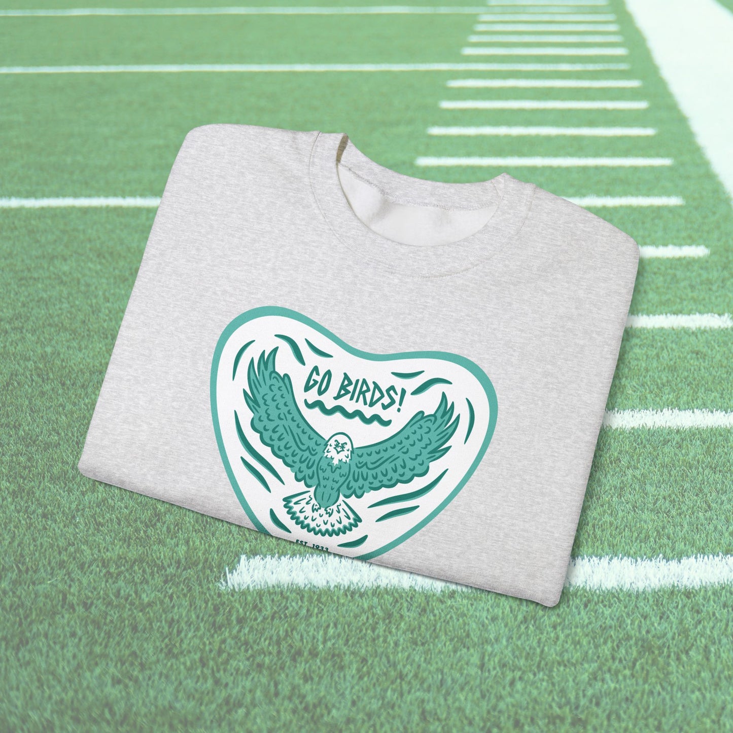 Go Birds Midnight Green Unisex Crewneck Sweatshirt