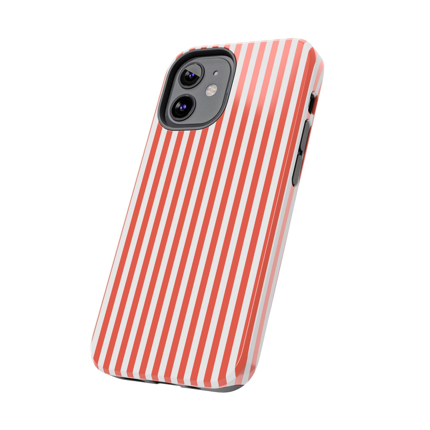 Red Stripes Phone Case - USA, Cute, Trendy, Durable, Hand-Designed Phone Cases