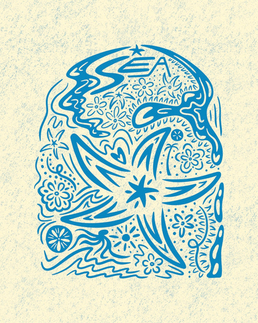 Tropical Sea Pre-Made T-Shirt Design