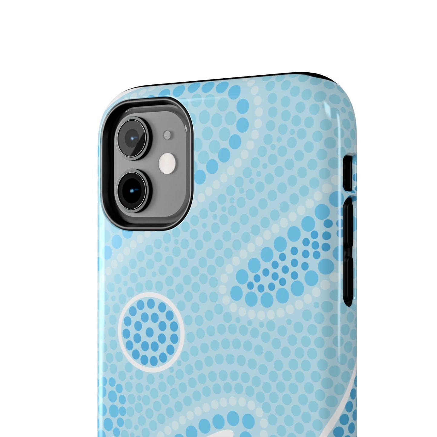 Light Blue "Dream in Dots" Phone Case - Cute, Trendy, Durable, Hand-Designed Phone Cases