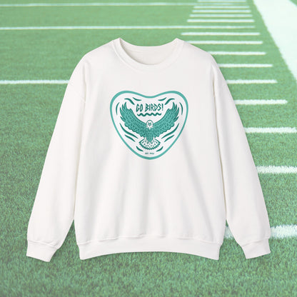 Go Birds Midnight Green Unisex Crewneck Sweatshirt