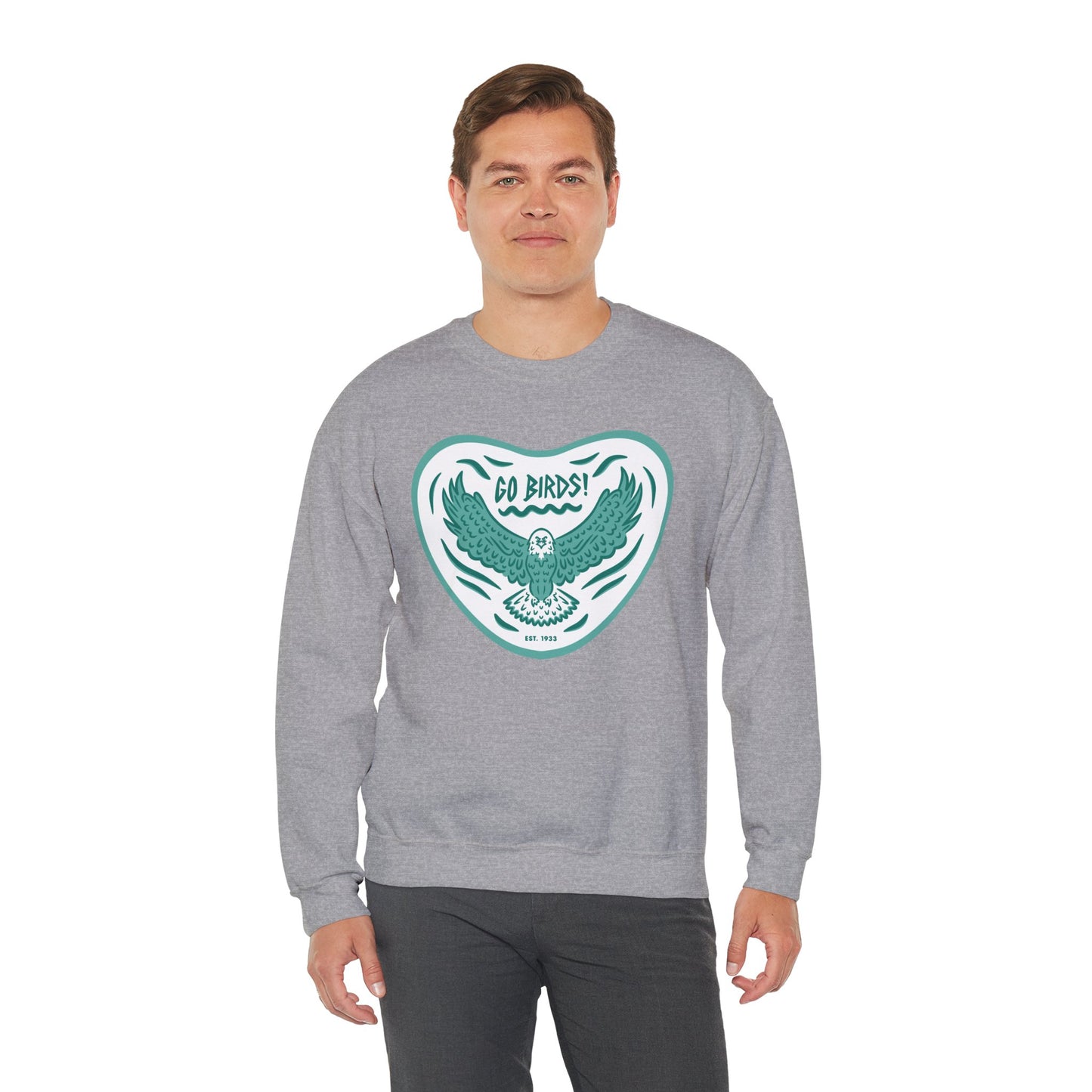 Go Birds Midnight Green Unisex Crewneck Sweatshirt