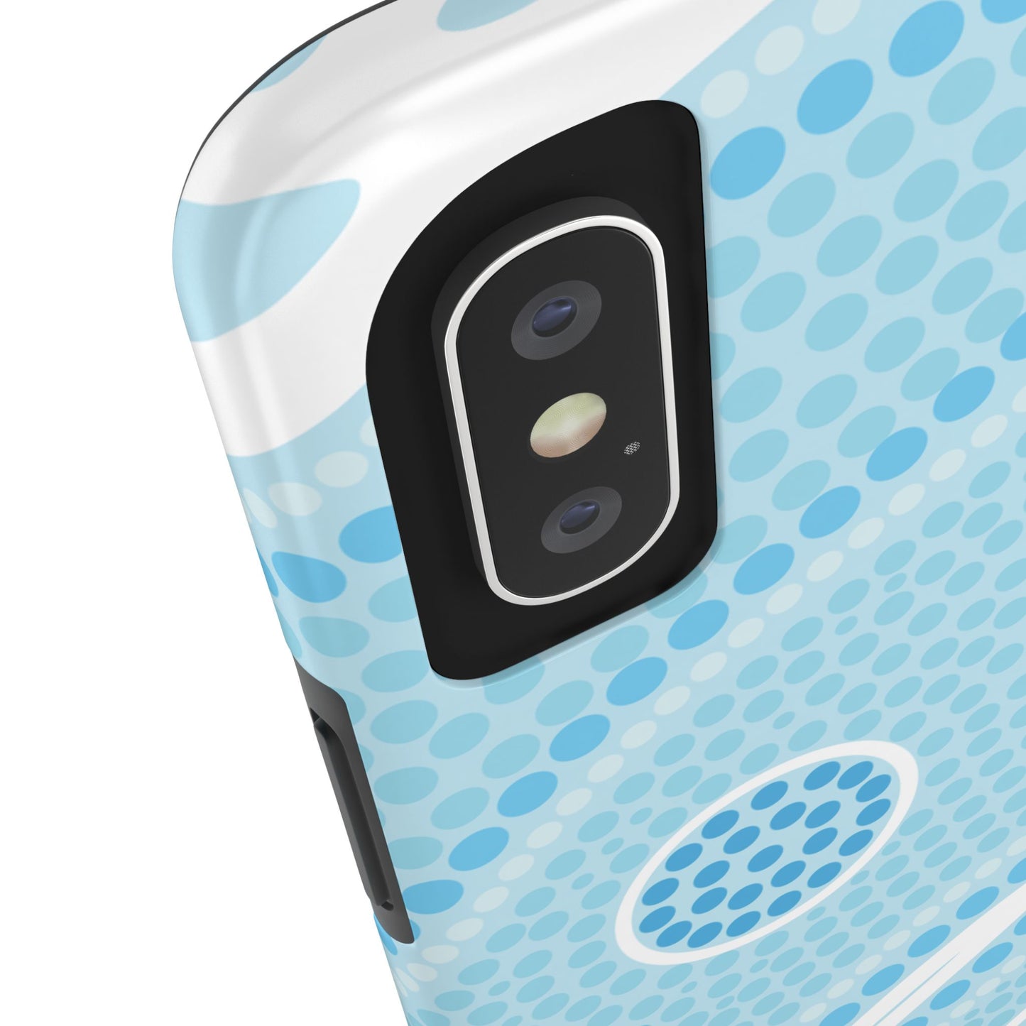 Light Blue "Dream in Dots" Phone Case - Cute, Trendy, Durable, Hand-Designed Phone Cases