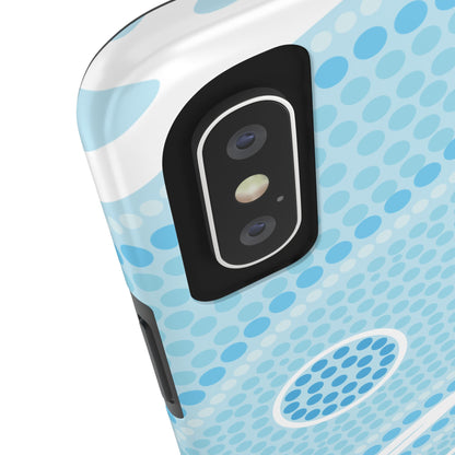 Light Blue "Dream in Dots" Phone Case - Cute, Trendy, Durable, Hand-Designed Phone Cases