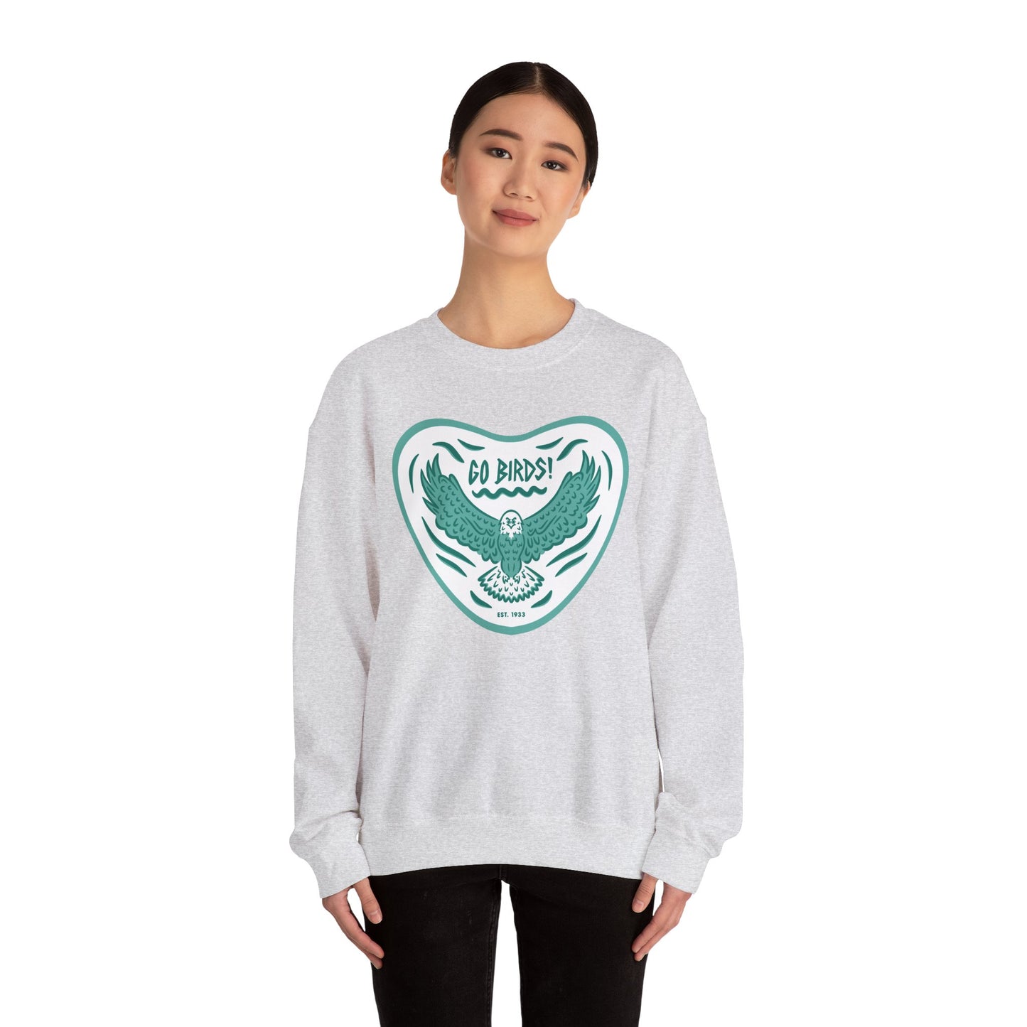 Go Birds Midnight Green Unisex Crewneck Sweatshirt