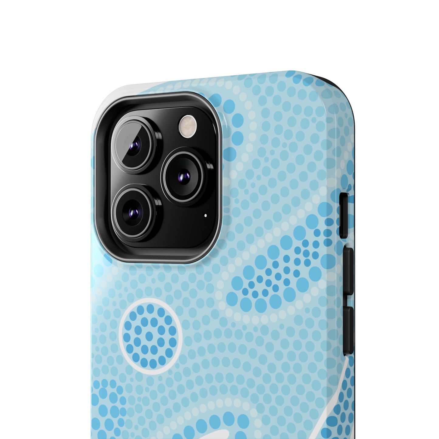 Light Blue "Dream in Dots" Phone Case - Cute, Trendy, Durable, Hand-Designed Phone Cases