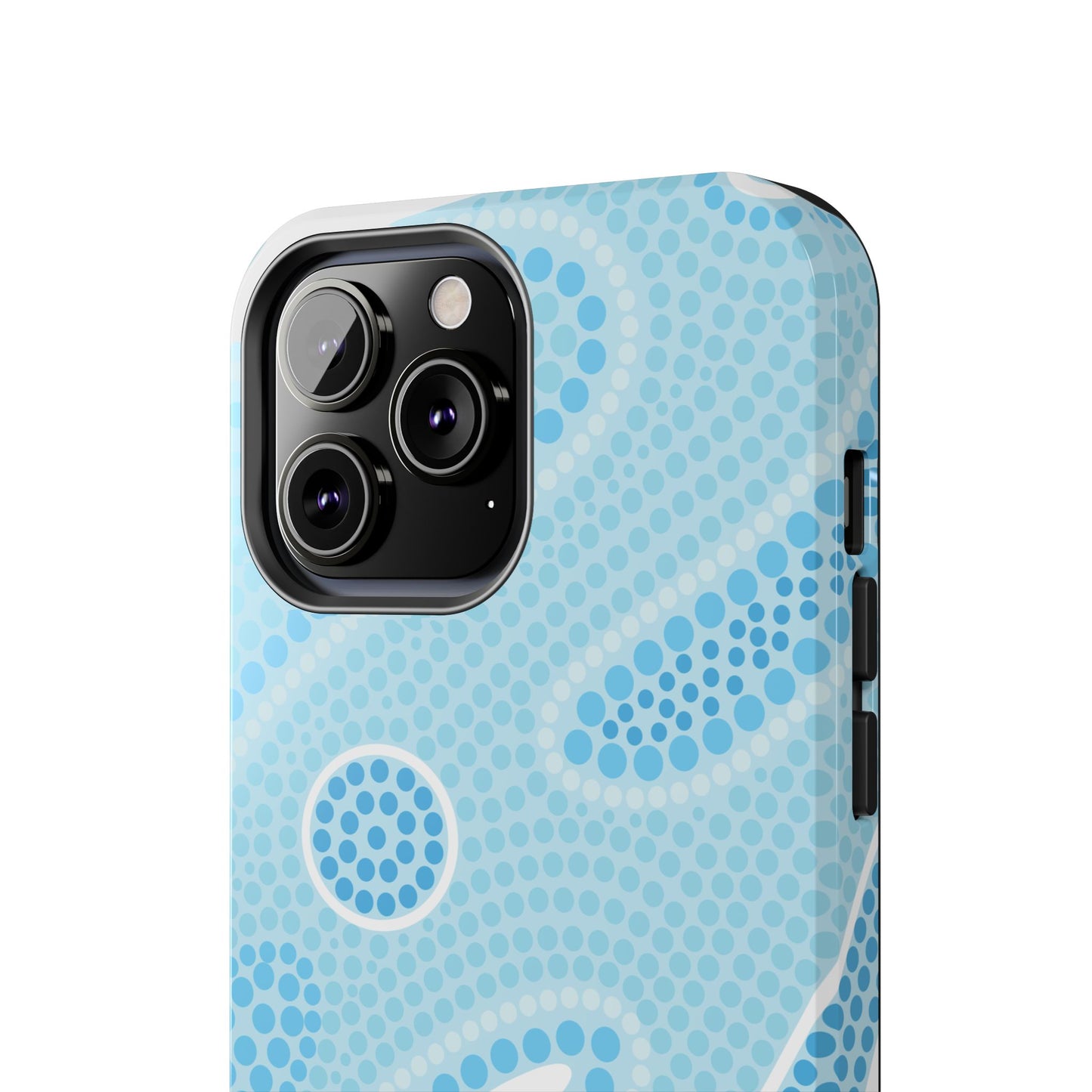 Light Blue "Dream in Dots" Phone Case - Cute, Trendy, Durable, Hand-Designed Phone Cases