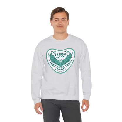 Go Birds Midnight Green Unisex Crewneck Sweatshirt