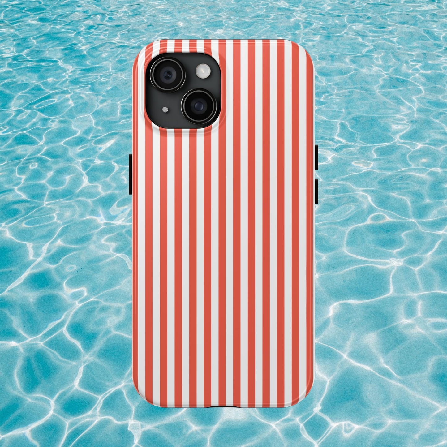 Red Stripes Phone Case - USA, Cute, Trendy, Durable, Hand-Designed Phone Cases