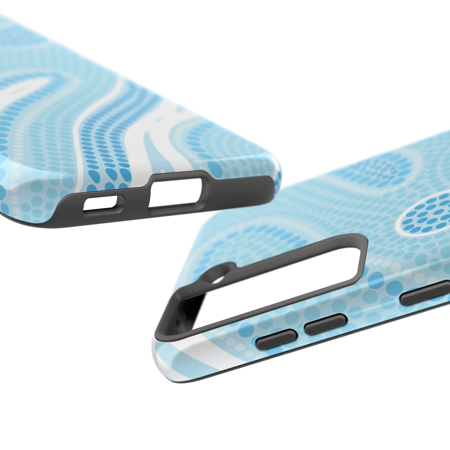 Light Blue "Dream in Dots" Phone Case - Cute, Trendy, Durable, Hand-Designed Phone Cases
