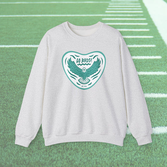 Go Birds Midnight Green Unisex Crewneck Sweatshirt