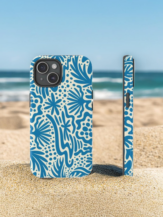 The Oasis Phone Case in Blue